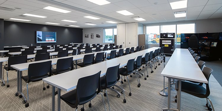 AMTA Edmonton Trucking Education Training Classroom
