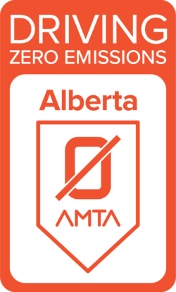 Driving Zero Emissions Wordmark Graphic